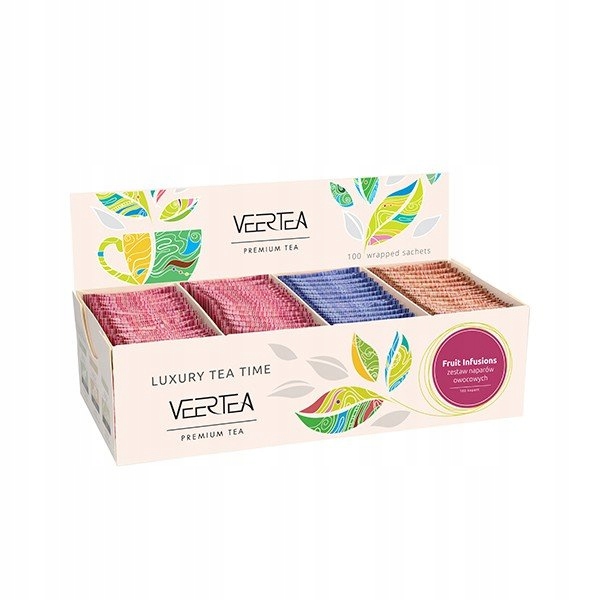 Kolekcja herbat owocowych Veertea 100 szt.