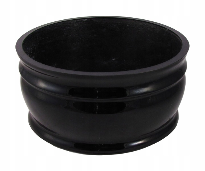 Misa nagrobkowa czarna donica na grób nagrobna na cmentarz 27cm