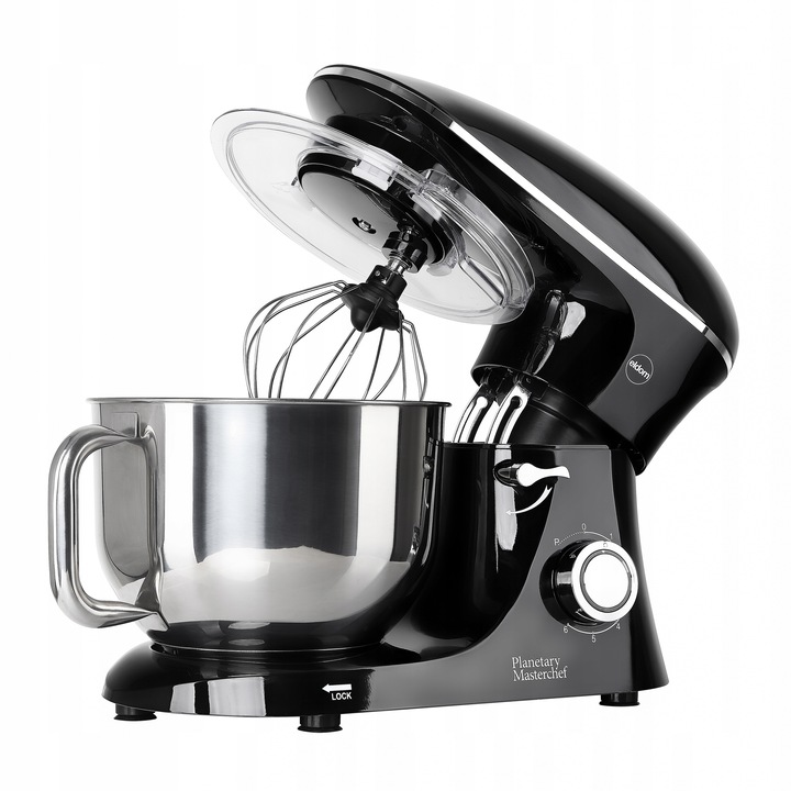 ROBOT KUCHENNY PLANETARNY MIKSER Z MISĄ 6,2L Eldom WRK2000 czarny