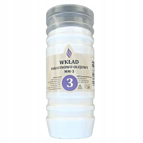 WKŁADY do ZNICZY 3 doby palenia OLEJOWE PAKIET x15