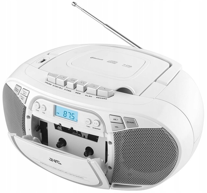 Radioodtwarzacz JVC RC-E451W CD AUX USB Biały