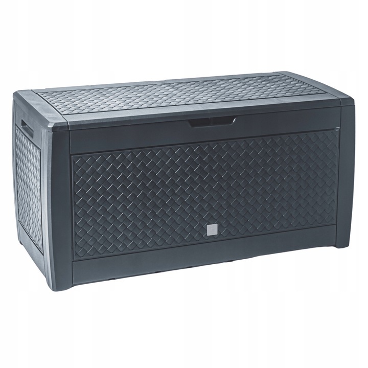 Skrzynia ogrodowa duza pojemnik na poduszki Prosperplast 310L antracyt