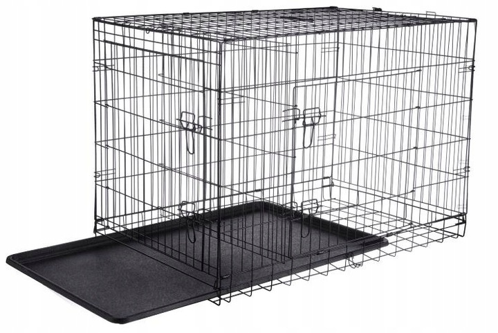 DUŻA KLATKA KENNELOWA KOJEC Transporter dla PSA PSÓW 106x71x81 cm XXL