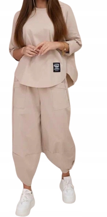 KOMPLET luźny biały