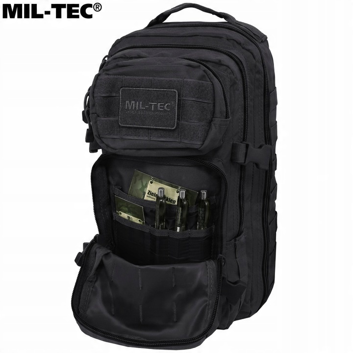 PLECAK WOJSKOWY TAKTYCZNY MILITARNY MIL-TEC ASSAULT TURYSTYCZNY 20L CZARNY