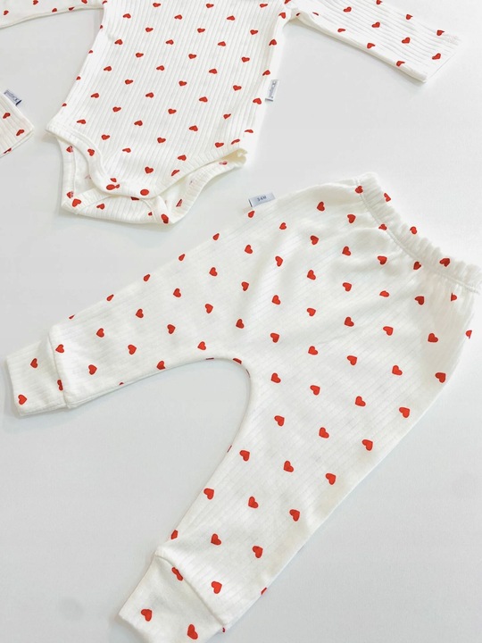 komplet niemowlęcy bawełna dres niemowlęcy