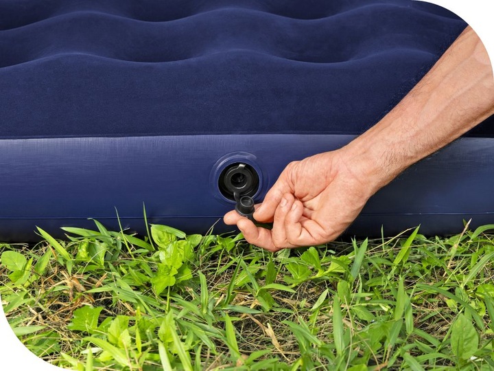 Materac Dmuchany Welurowy Jednoosobowy Łóżko Bestway 67001 188x99 MODEL2025