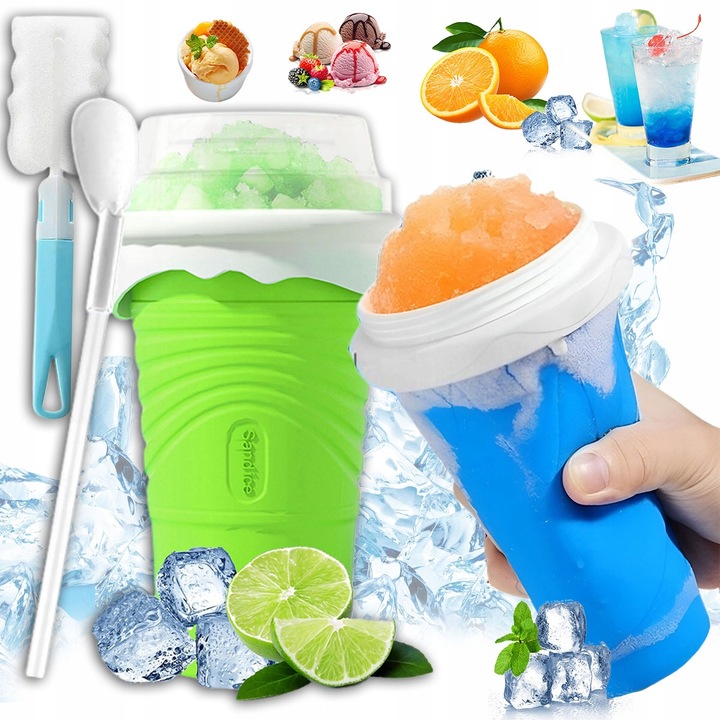 KUBEK DO ROBIENIA LODÓW GRANITY SORBETÓW SLUSHY KOKTAJLI MROŻONYCH 500ML