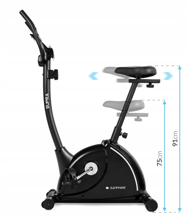 ROWER stacjonarny magnetyczny SUPRA rowerek TRENINGOWY do ćwiczeń SAPPHIRE