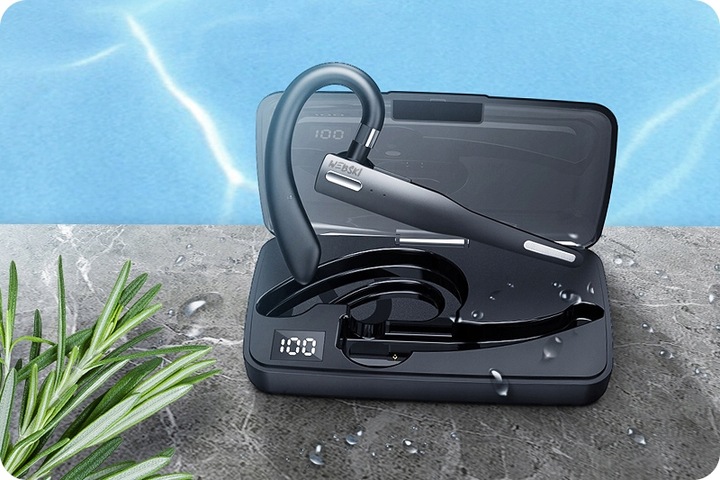 SŁUCHAWKA BLUETOOTH 5.1 DO ROZMÓW KIEROWCY POWERBANK ETUI ŁADUJĄCE MULTI