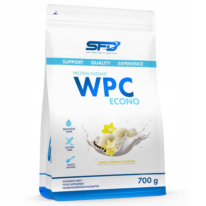 SFD WPC PROTEIN ECONO 700G WANILIA BIAŁKO