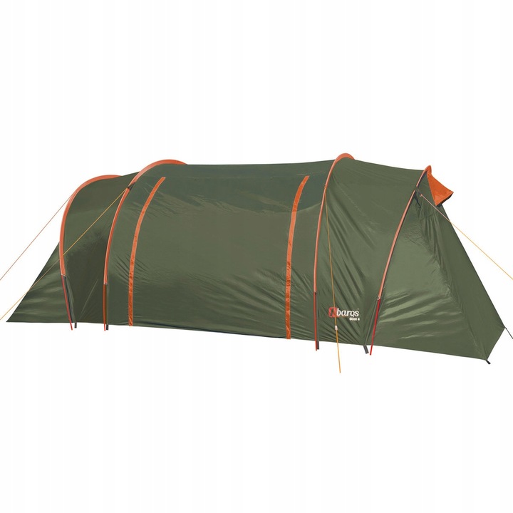 DUŻY NAMIOT 4 OSOBOWY TURYSTYCZNY KEMPINGOWY 2 SYPIALNIE RODZINNY