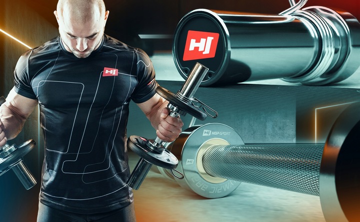 Gryf olimpijski prosty do sztangi pełny odlew ze stali 220cm 320kg zaciski