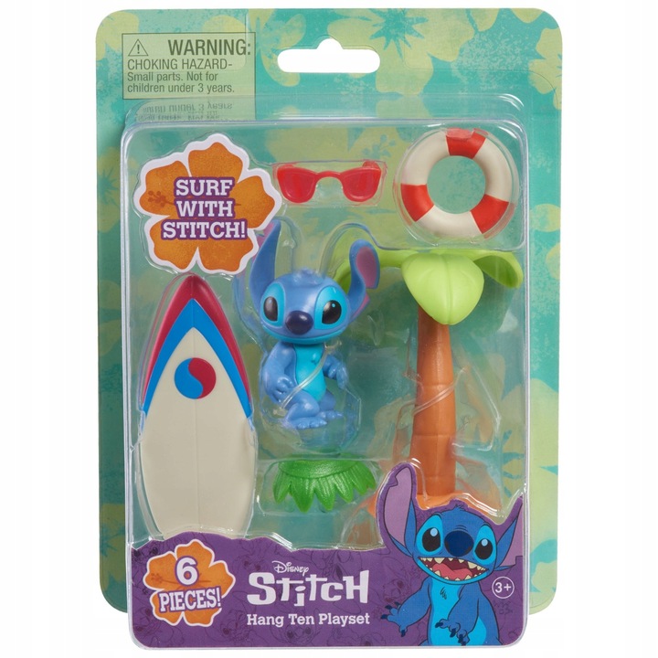 STITCH Zestaw Surfera Figurka