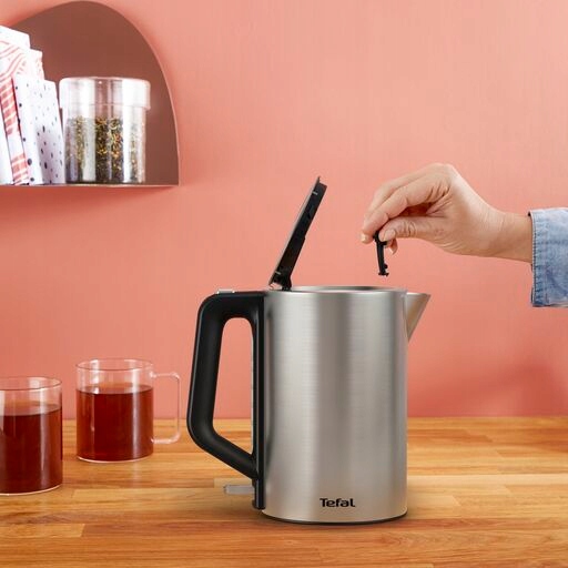 Czajnik elektryczny bezprzewodowy TEFAL Stal 1,7l KI513D10