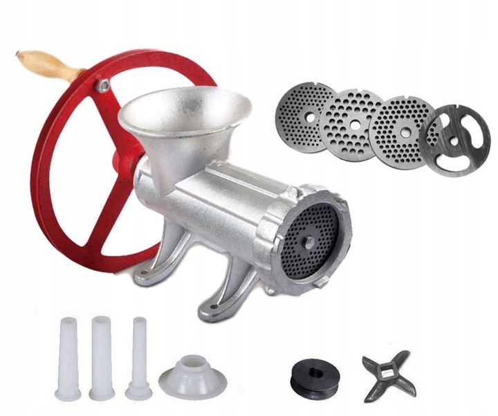 Maszynka 22 do Mielenia MIĘSA Nadziewarka KOŁA Lejki 4 sita EDENBERG