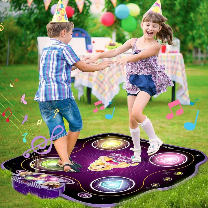 MATA DO TAŃCZENIA MUZYCZNA GRA DZIECI ZRĘCZNOŚCIOWA KEYBOARD TANIEC MUZYKA