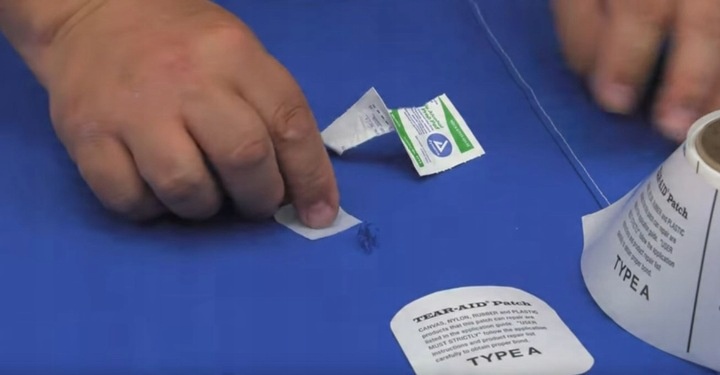 FOLIA ŁATA NAPRAWCZA TEAR-AID TYP A KAŻDY MATERIAŁ