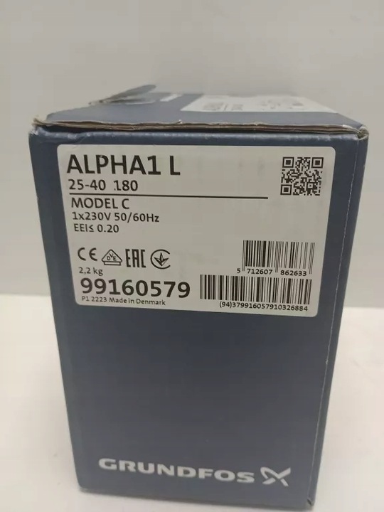 Pompa obiegowa Grundfos Alpha1 L 230 V 1" 25-40 180MM PRZYŁĄCZE 1 1/2"
