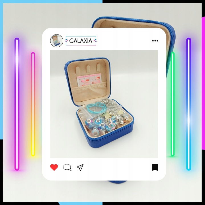 ZESTAW DO ROBIENIA BRANSOLETEK NASZYJNIKÓW Do Biżuterii STITCH LILO i STICH