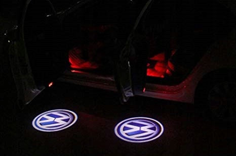 2x LED LOGO PROJEKTOR VW PASSAT GOLF EOS JETTA SHARAN TIGUAN TOUAREG TOURAN