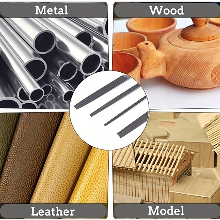 WYSOKIEJ JAKOŚCI METALOWY ZESTAW PLIKÓW Z 17-KAWAŁKÓW