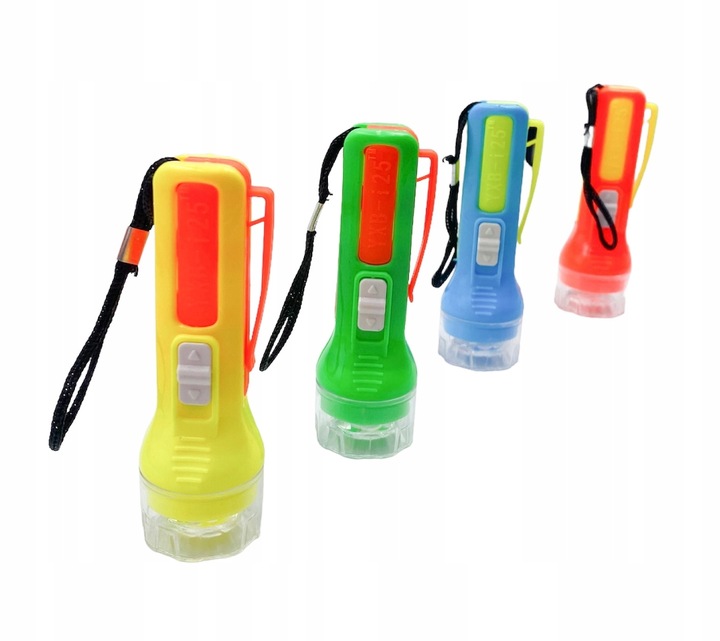ZESTAW 4 SZTUK MINI LATARKA LED