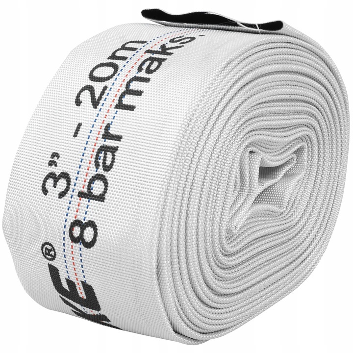 WĄŻ STRAŻACKI PARCIANY DO WODY BRUDNEJ SZAMBA 3" CALE 20M OGRODOWY DO POMPY