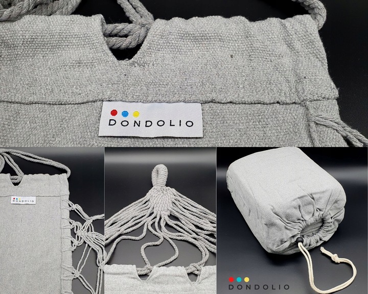 Hamak Brazylijski Dwuosobowy XXL 220kg BOHO makrama Wytrzymały DONDOLIO