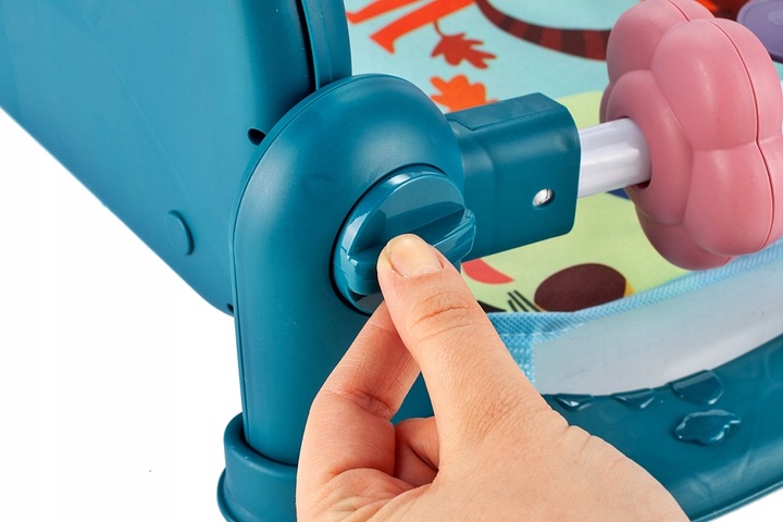 MATA EDUKACYJNA Z PIANINKIEM GRZECHOTKI GRYZAKI DLA NIEMOWLĄT DZIECI