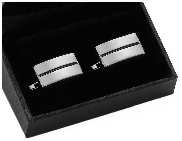STALOWE SPINKI + PUDEŁKO Modne Męskie do Mankietów Koszul Matowe GREG d6-12