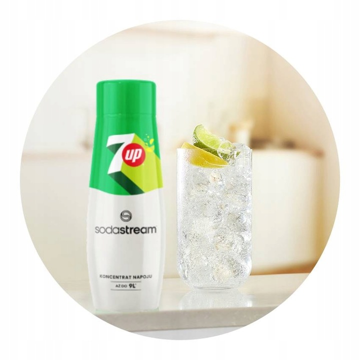 Zestaw Syrop koncentrat do wody SodaStream 7up 6x440 ml + Torba GRATIS