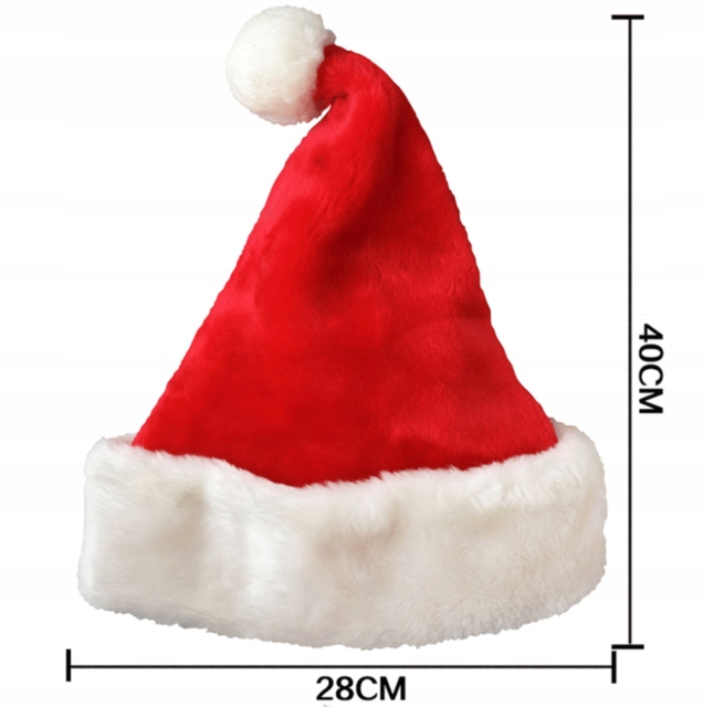 INTERAKTYWNA CZAPKA MIKOŁAJA TAŃCZĄCA GRAJĄCA ZABAWNA DEKORACJA ŚWIĄTECZNA