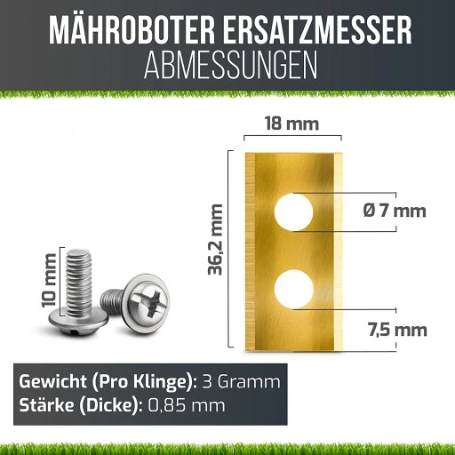 WORX NOZE NOZ ROBOTA KOSZĄCEGO LANDROID TYTANOWE