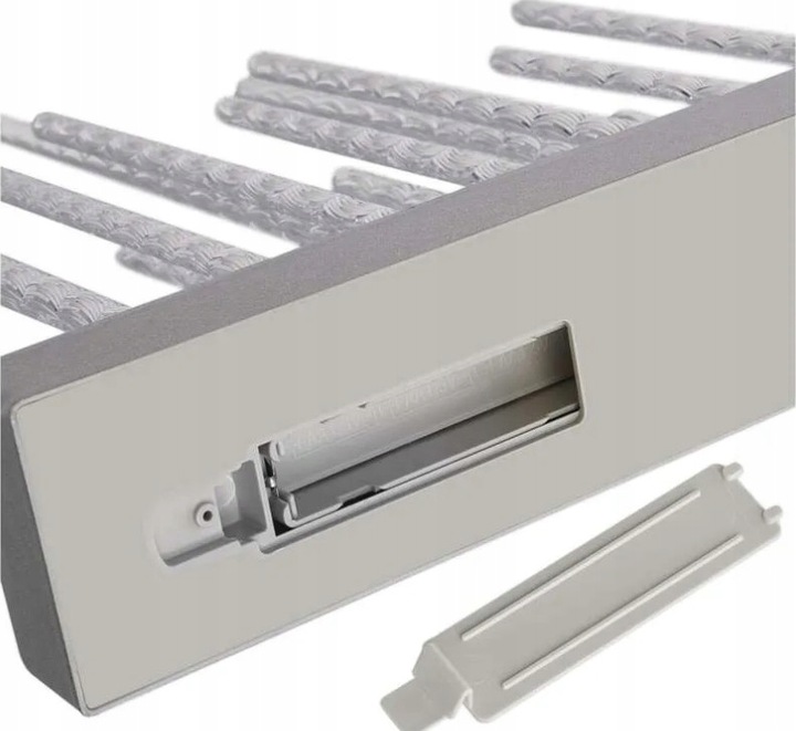 Świecznik Świąteczny LED Srebrny Dekoracja LED 19cm Ciepła Biel Timer