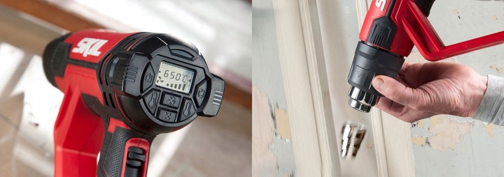 OPALARKA 2000W 8040 SKIL + WALIZKA + 4 DYSZE + LCD