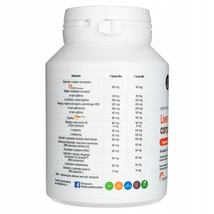 Aliness LIVER REGENERATION COMPLEX DETOX wątroby Wątroba