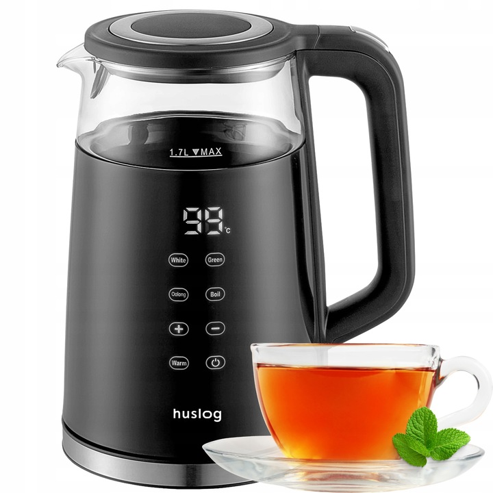 CZAJNIK HUSLOG AK-0832 1,7L 2200W PODSTAWA 360° REGULACJA TEMPERATURY