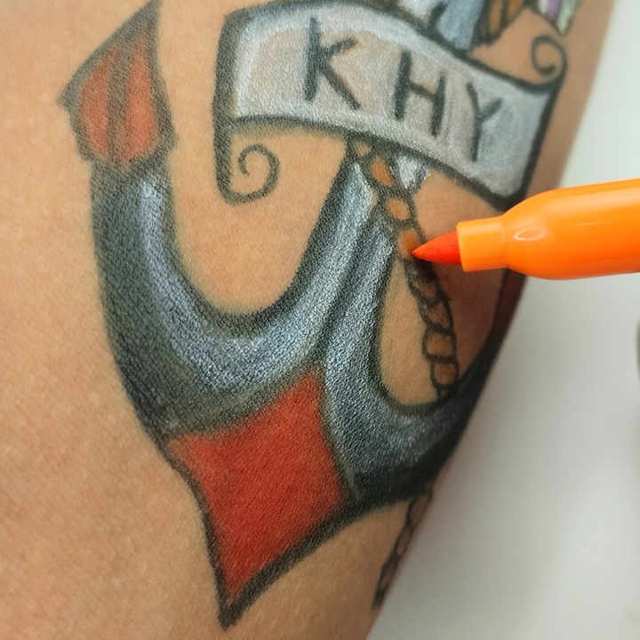 Tatuaze Dla Dzieci Tatuaze Zmywalne Dla Dzieci Szablony + 10x Flamastry