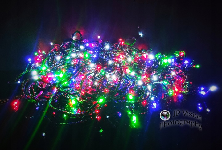 LAMPKI CHOINKOWE 200 LED MULTIKOLOR + BIAŁY FLASH