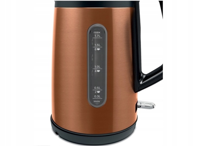 Czajnik elektryczny Bosch TWK4P439 2400 W 1,7 l żółty/złoty