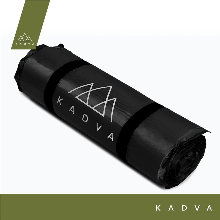 Mata samopompująca KADVA Aero czarnyOS TURYSTYCZNA WYSOKA JAKOŚĆ MATERIAŁU!