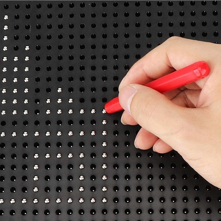 SUPER MAG PAD TABLICA MAGNETYCZNA KREATYWNA KULKI 714 SZTUK + SZABLONY