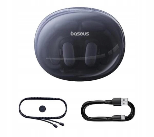 Słuchawki bezprzewodowe Baseus Eli Sport 1 Zauszne Bluetooth 5.3 Czarne