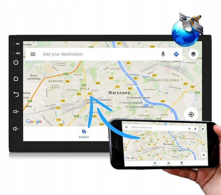 RADIO NAWIGACJA ANDROID DO VW PASSAT B5 1996-2004