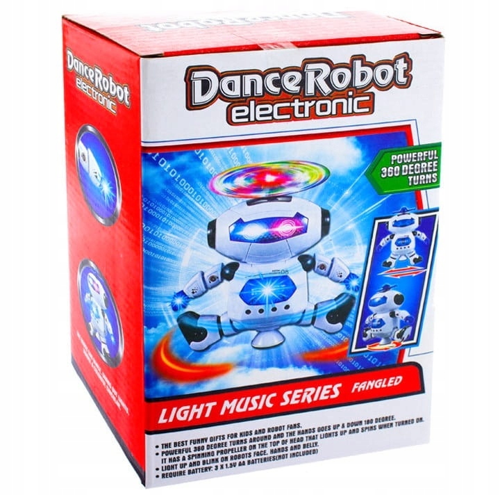 ROBOT INTERAKTYWNY Z ŚWIATŁEM I DŹWIĘKIEM TAŃCZĄCY