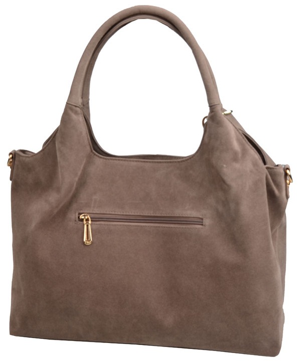 FLORA&CO PARIS TOREBKA damska SHOPPER A4 CASUAL ZAMSZ BEŻ