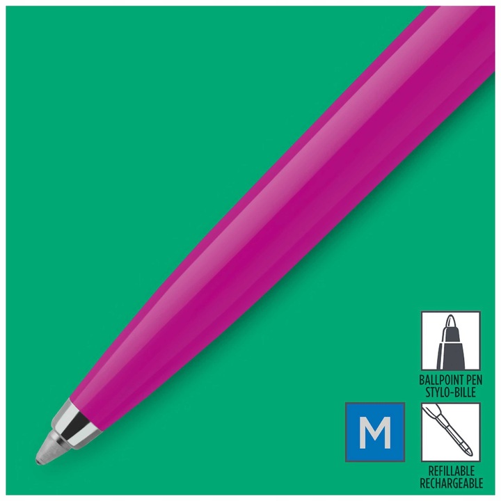 Długopis Parker Jotter MAGENTA Kartonik prezentowy + Torebka na prezent