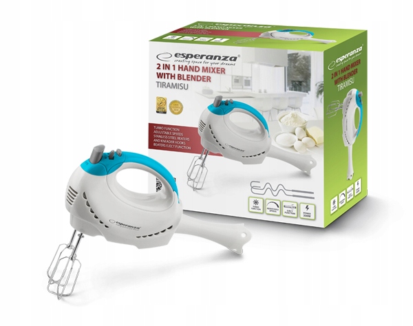 MOCNY MIKSER RĘCZNY Z BLENDEREM 2W1 300W