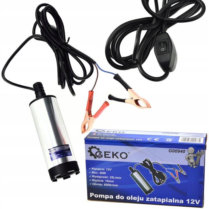 POMPKA POMPA CPN PALIWA OLEJU ROPY WODY 12V 52MM